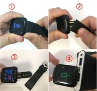 M I D116 Fitness Band Smart Watch for Men, Women, Boys, Girls, Kids – Single Touch  - Black, Free