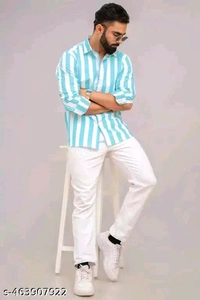 RODIEZ BROD LINING SHIRTS  - Cyan Aqua, M