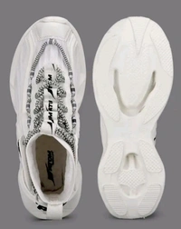 Atom Men's White Casual Shoes  - White, 7