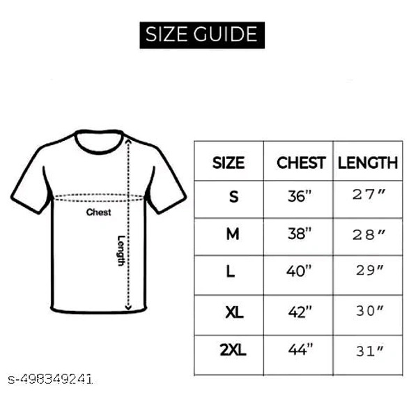 Cotton Men Cotton Oversize Tshirts - Black, M