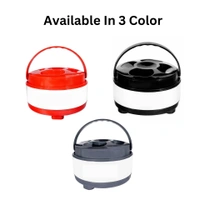 CutTales CutTales 2 LTR Wonderful Serving Casseroles & Tureens with a Plastic Body Set of 1 | Dishwasher Safe Casserole - 2000, Black, 1