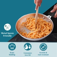 CutTales Tri-Ply Stainless Steel Fry Pan | Heavy Bottom Kadhai for Indian Cooking | Induction & Gas Compatible Deep Frying Cookware (Set of 1, Silver, Size -20) - Size 26
