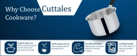 CutTales Stainless Steel try Ply Sauce Pam (Set Of 1, Size 16) - Size 16