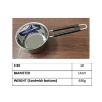 CutTales Stainless Steel Sauce Pan - 