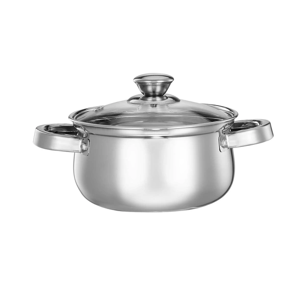 Pack Of 1, Stainless CutTales Steel DUTCH OVEN For Daily Home Use, Cooking, Serving And Much More.