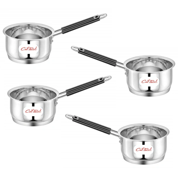 CutTales Stainless Steel Sauce Pan  - Pack Of 4