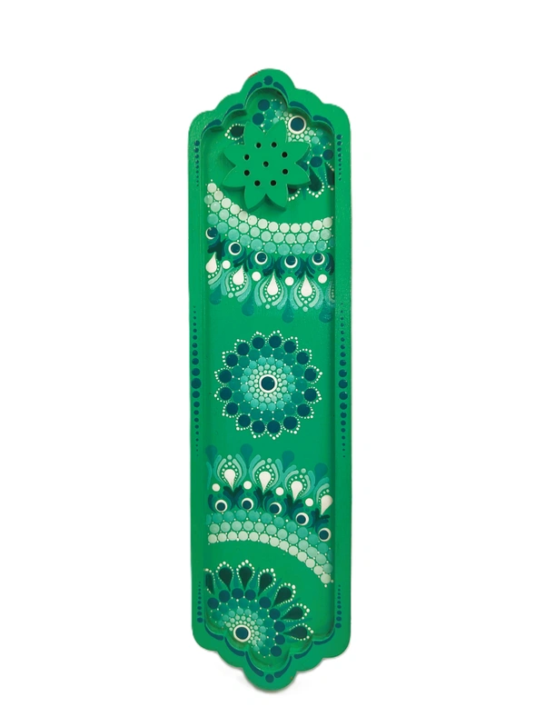 Incense Stick Stand - Aqua Green: "The Seafoam Whispers"*