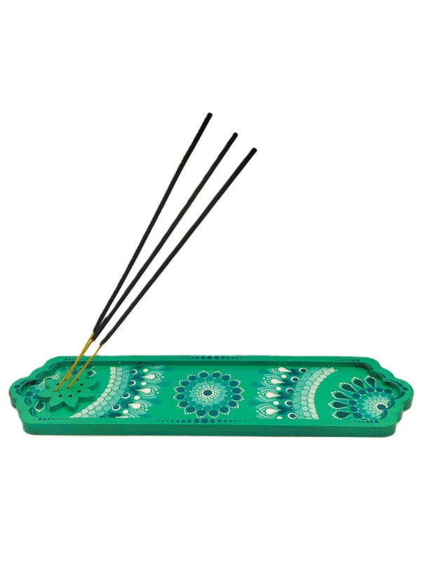 Incense Stick Stand - Aqua Green: "The Seafoam Whispers"*