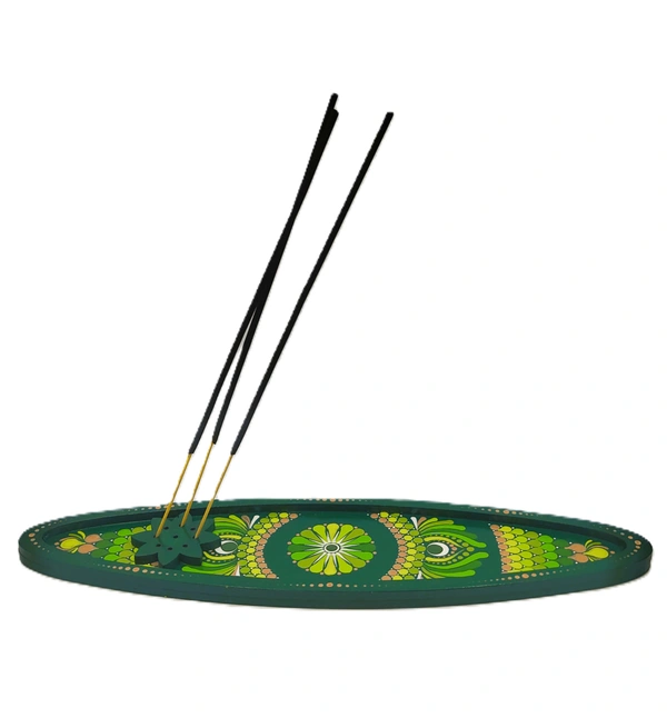 Incense Stick Stand - Green: "The Emerald Groves"*