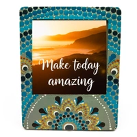 Photo Fridge Magnets - Grey: "Stone Souvenirs"