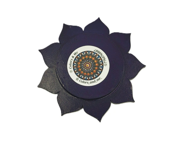 Single Tea Light Holder - Violet: "The Enchanted Blooms"*