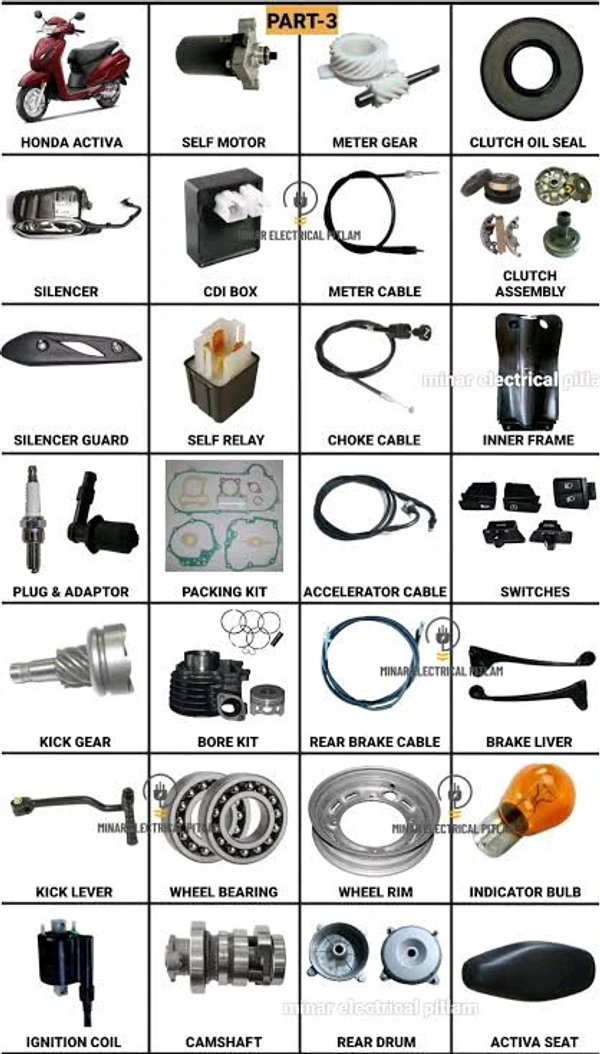 HONDA ACTIVA SPARE PARTS-LIST 1