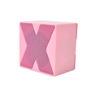 Mini Speaker Portable Wireless Speaker with Immersive Sound (1 Pc / Mix Color) - Pink Lace