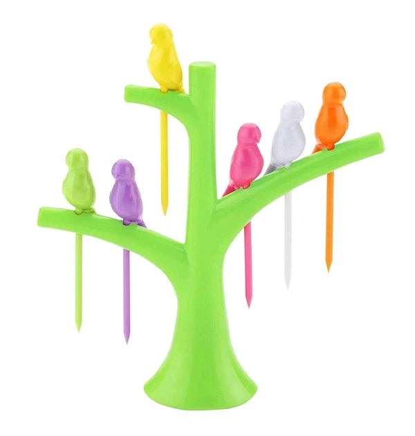 Bird Fork Combo | Kids fruit fork | Table Decor (2 set)
