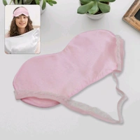 New Unisex Satin Sleep Mask – For Travel & Meditation (1pc)