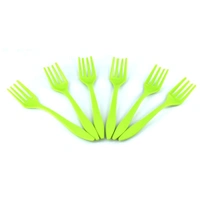 Small plastic 6pc Serving Fork Set for kitchen