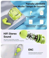 Ultrapods Pro Wireless Bluetooth 5.3 Airbuds - Green