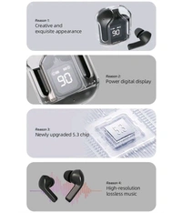 Ultrapods Pro Wireless Bluetooth 5.3 Airbuds - Black