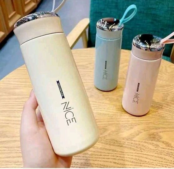 Nice glass insulated water bottle 500 ml