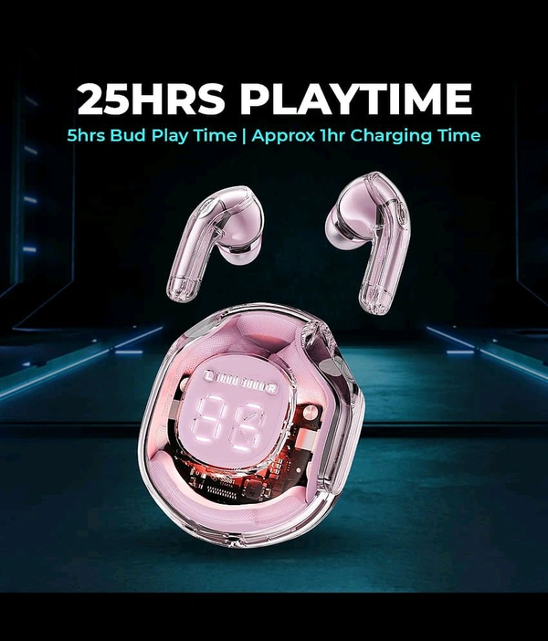 Ultrapods Pro Wireless Bluetooth 5.3 Airbuds - Pink