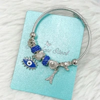 Silver Bracelet With Eye for Girls & Womens
