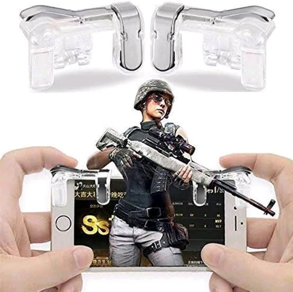 Action Game | Free Fire | PUB-G Metal Trigger – Game Controller – Pair