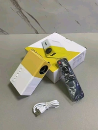 LED Projector - Mini, Portable Yellow/White