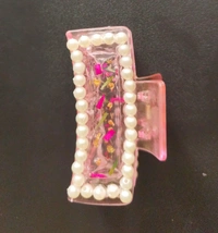 Pearl Resin Claw Clip
