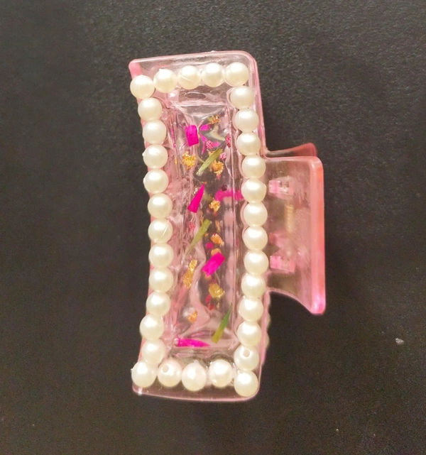 Pearl Resin Claw Clip