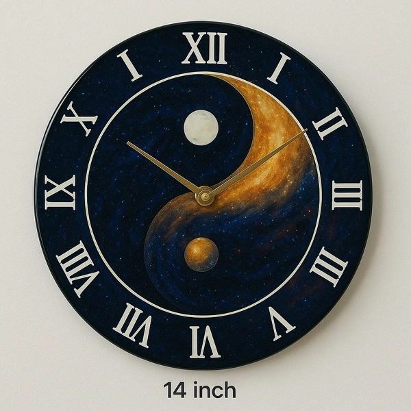 Galaxy - Yin Yang  - 14 Inch, Black