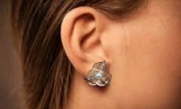 Three Petal Flower Earrings