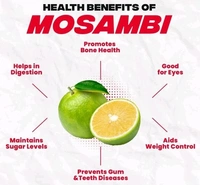 Fresh Mosambi-500Gm - 500g (Approx 450-600G)