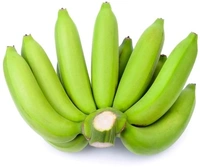 FRESH RAW BANANA-KACCHA KELA 500GM - Green, 500GM