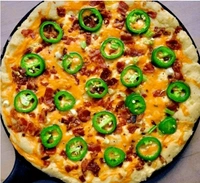 CHEESE JALAPENO PIZZA 🍕 