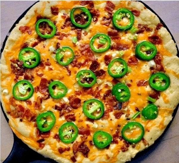 CHEESE JALAPENO PIZZA 🍕 