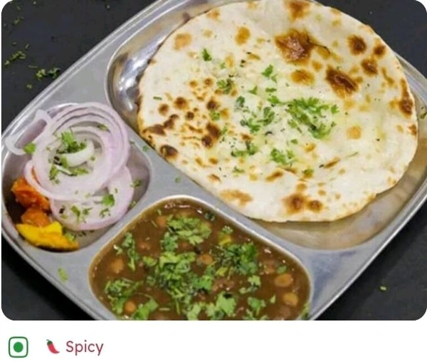 Aaloo Kulcha With Chola-2 Pcs - 2pcs