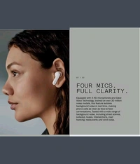 CMF by Nothing Buds 42 dB Active Noise Cancellation, Ultra Bass Technology, 35.5 Hrs playtime Bluetooth  (Light Grey, True Wireless) - Wild Sand, 4 Days Easy Return