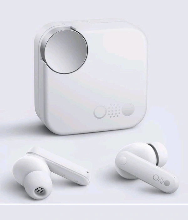 CMF by Nothing Buds 42 dB Active Noise Cancellation, Ultra Bass Technology, 35.5 Hrs playtime Bluetooth  (Light Grey, True Wireless) - Wild Sand, 4 Days Easy Return