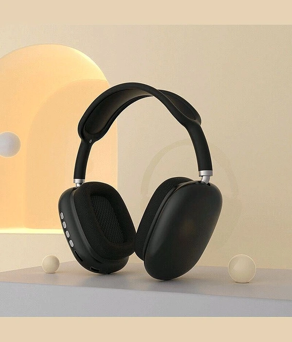 Noizr P9 Silver Headphones Bluetooth On Ear 4 Hours Playback Active Noise cancellation IPX4(Splash & Sweat Proof) Black  - Black, 4 Days Easy Return