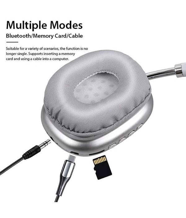 Noizr P9 Silver Headphones Bluetooth On Ear 4 Hours Playback Active Noise cancellation IPX4(Splash & Sweat Proof) Green - Mint Green, 4 Days Easy Return