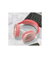 Noizr P9 Silver Headphones Bluetooth On Ear 4 Hours Playback Active Noise cancellation IPX4(Splash & Sweat Proof) Pink - Pink, 4 Days Easy Return