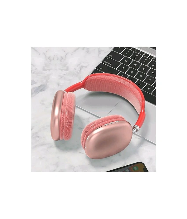 Noizr P9 Silver Headphones Bluetooth On Ear 4 Hours Playback Active Noise cancellation IPX4(Splash & Sweat Proof) Pink - Pink, 4 Days Easy Return