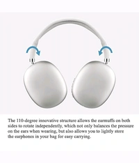 Noizr P9 Silver Headphones Bluetooth On Ear 4 Hours Playback Active Noise cancellation IPX4(Splash & Sweat Proof) Pink - Pink, 4 Days Easy Return