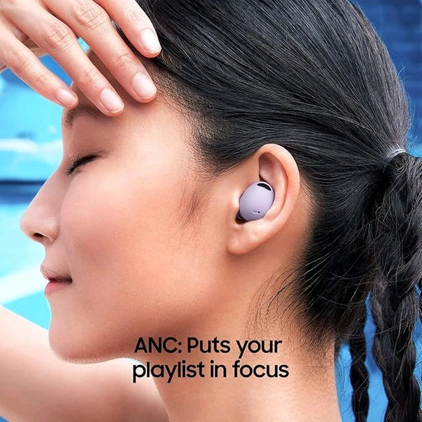 Samsung Galaxy Buds2 Pro, with Innovative AI Features, Bluetooth Truly Wireless in Ear Earbuds with Noise Cancellation (Bora Purple) - 4 Days Easy Return
