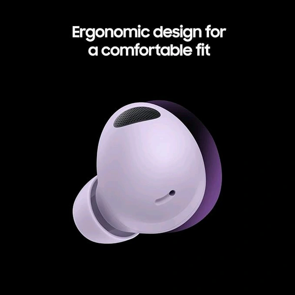 Samsung Galaxy Buds2 Pro, with Innovative AI Features, Bluetooth Truly Wireless in Ear Earbuds with Noise Cancellation (Bora Purple) - 4 Days Easy Return
