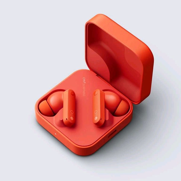 CMF by Nothing Buds 42 dB Active Noise Cancellation, Ultra Bass Technology, 35.5 Hrs playtime Bluetooth  ( Orange, True Wireless) - 4 Days Easy Return