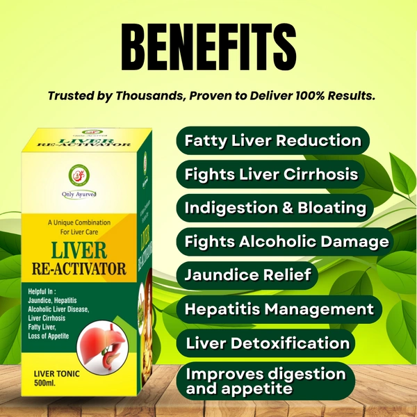 Only Ayurved's Liver Reactivator - 500 ml, natural