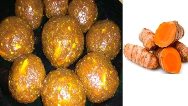 Home Made Gud Haldi Saunth Ki Goli 60 Pees