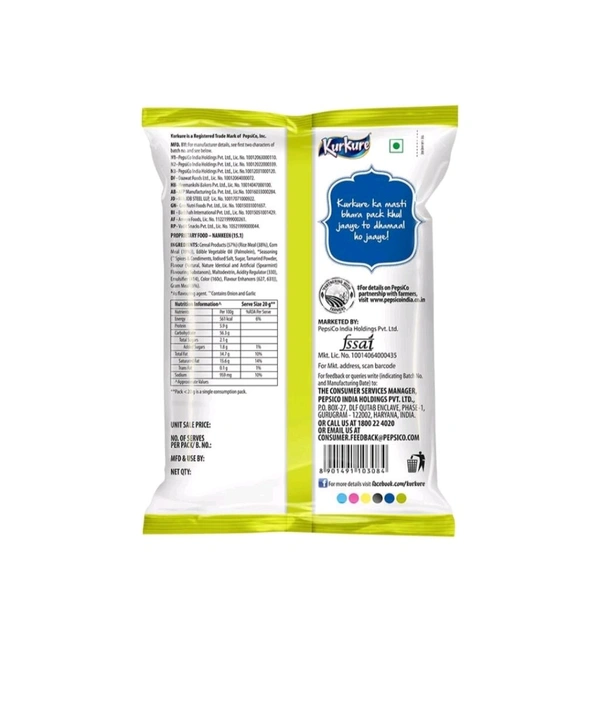 Kurkure Green Chutney Crisps 