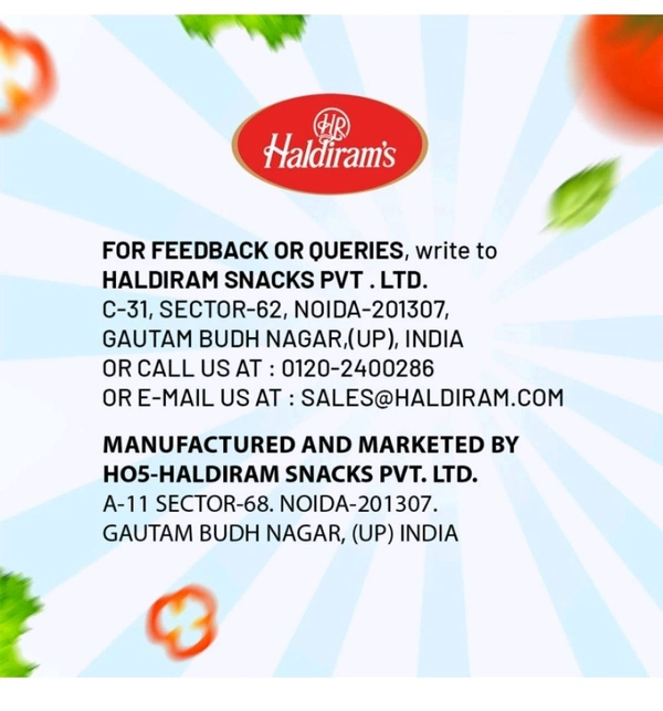Haldiram's Snac Lite Desi Punch Fun Fries Crisps 